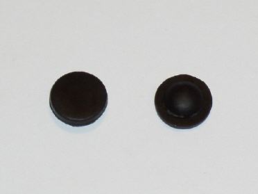 Haubenauflagegummi schwarz für Loch-Ø 8, für Deutz
