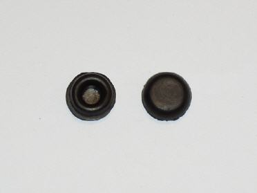 Haubengummi schwarz, für Loch-Ø 12 mm, für Deutz
