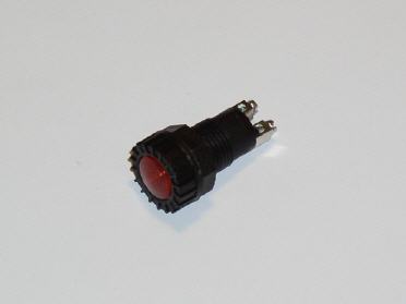 Kontrollleuchte rot, Ø 24 mm, mit Schraubanschluss