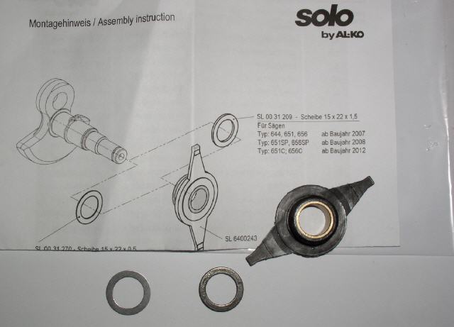 Mitnehmerschnecke für Solosäge