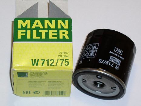 Ölfilter MANN W 712/75 - Motorölfilter