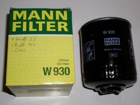Ölfilter MANN W 930 - Motorölfilter