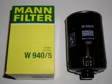 Ölfilter MANN W 940/5 - Motorölfilter
