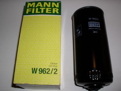 Ölfilter MANN W 962/2 - Motorölfilter