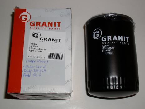 Ölfilter GRANIT 8002030 - Motorölfilter