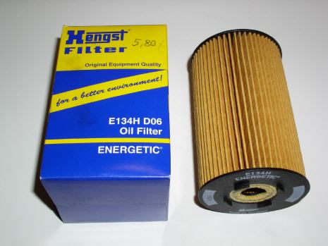 Ölfilter HENGST E134H D06 - Motorölfilter