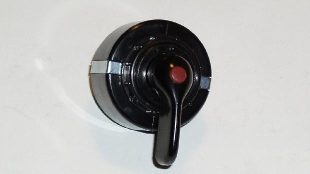 2-Kreis-Blinkerschalter L-0-R, mit roter Kontroll.