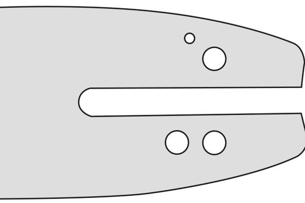 Kettenschiene 35 cm 3/8" 1,3 mm, Standard,TG 49-50