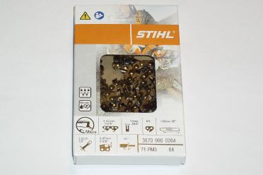 Sägekette von STIHL 1/4"P 1,1 mm, 64 TG, Hm, 71PM3