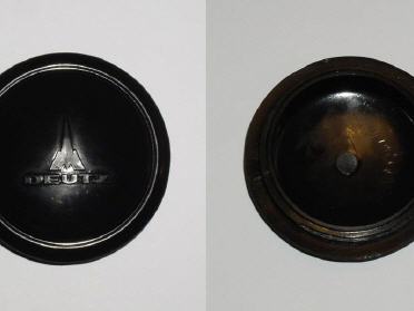 Haubengummi schwarz, für Loch-Ø 12 mm, für Deutz