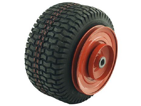 Reifen+ Felge Ø 320 mm (rot) B:160, für JOHN DEERE
