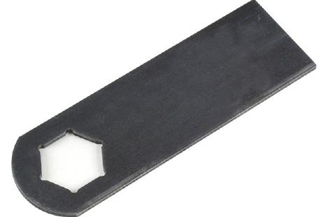 Vertikutiermesser 91 mm, SW: 17,3 mm, für GUTBROD
