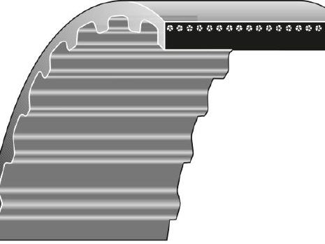 Zahnriemen 800-S8M-12 mm, von STIGA, für Mähwerk
