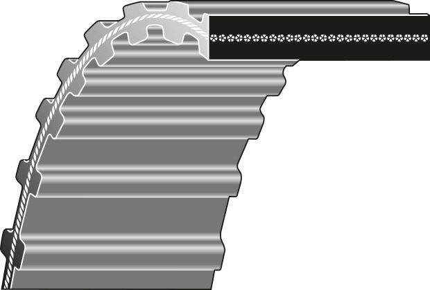 Doppelzahnriemen 2000-DS8M-16